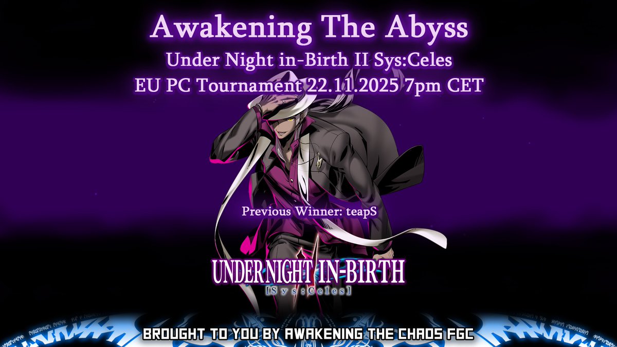 AtCFGC's tweet image. This weekend's schedule!

Saturday 22nd 7PM CET - #UNI2 : atcfgc.challonge.com/AtA39

The tournament will be played on PC and is EU-based!
discord.com/invite/uZ5xxhK…