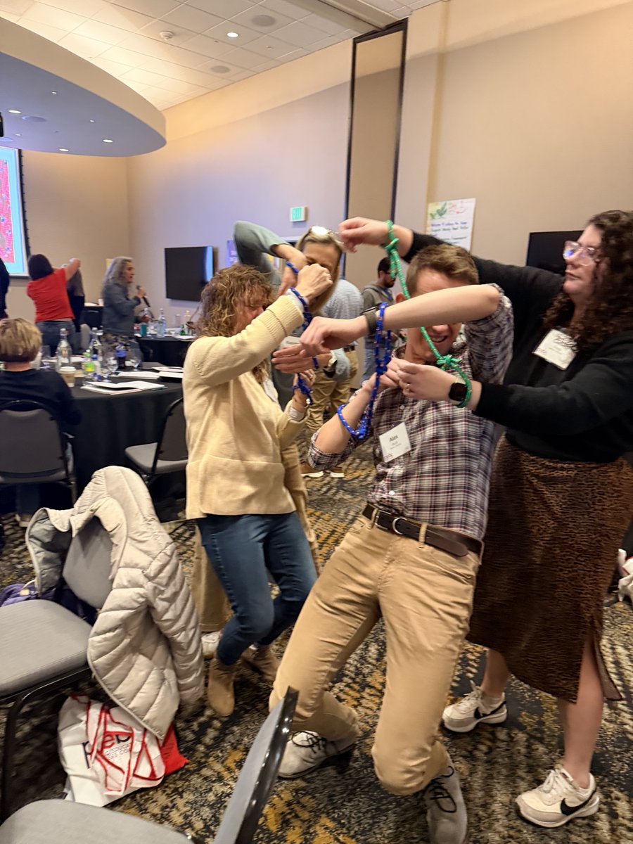 We're excited to kick off the Phenomenal Teaching Institute this week with educators from 11 cities in 2 states! Author Wendy Ward Hoffer debuted her new keynote on perseverance! We used ropes where partners have to figure out how to separate while their ropes are connected!