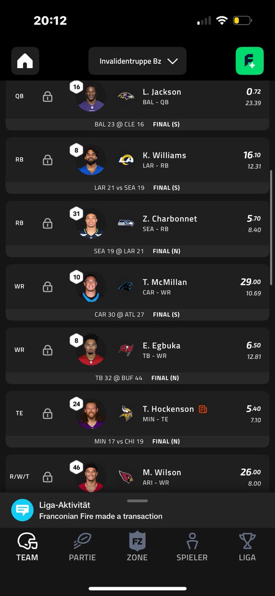 philippwirth53's tweet photo. @King_Javon86 @NFLFantasy https://t.co/c3i8tOSRMF