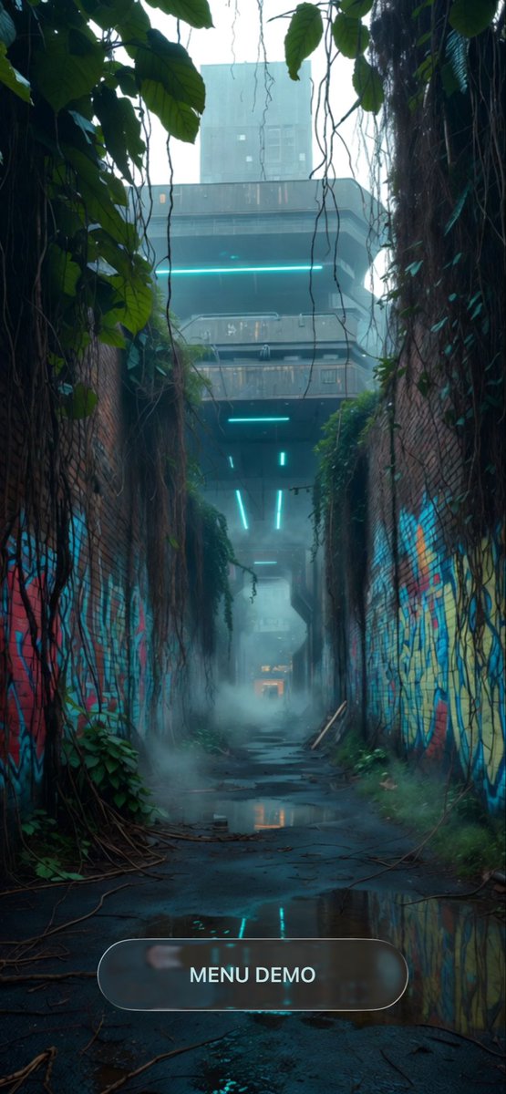 mr_tipton_art's tweet image. Had an idea for a menu system that looks like the glass on your device detaches, bends, and pushes inward. 

Finally made it. Glass is difficult, but I think it turned out cool.

3d object modeled/textured in Blender.
MTKView.
All shaders.
Post bloom.