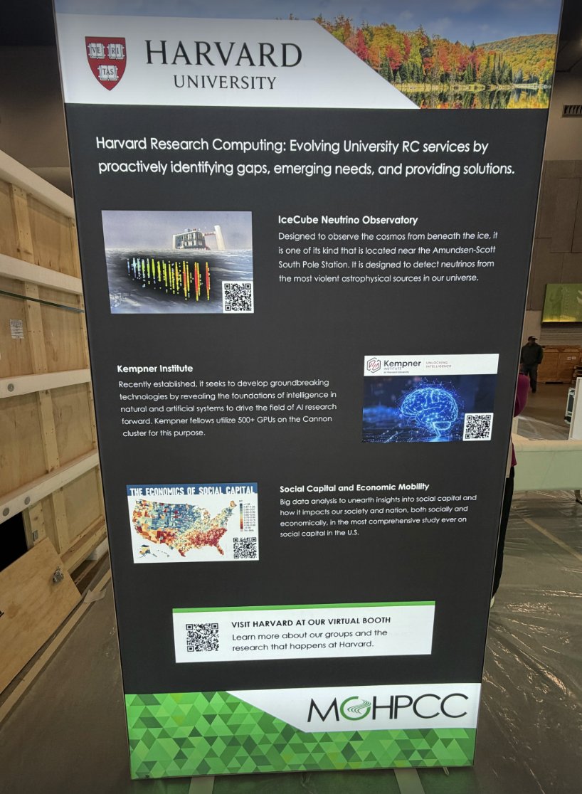 KempnerInst's tweet photo. 💡⚙️#KempnerInstitute is at #SC25 in St. Louis! Stop by the @MGHPCC booth to learn more about our work and meet members of the Kempner R&amp;E team.
@supercomputing @MaxShadX https://t.co/6tJYGakhwp