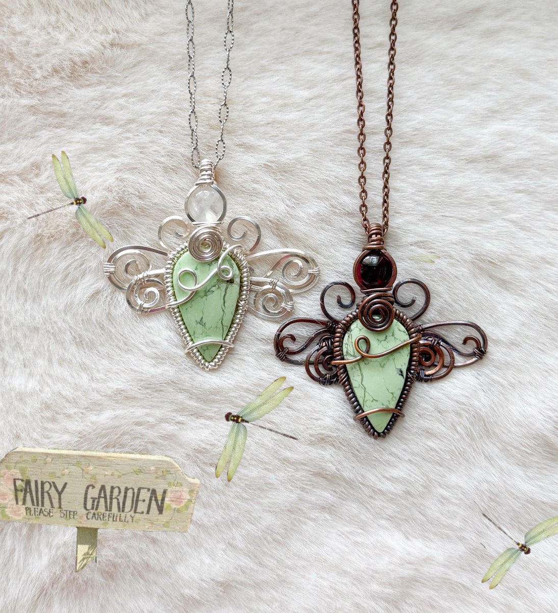 mildhippie's tweet photo. new look for the dragonfly fairy necklaces 🧚🌀

available Thursday 11/20 at 8pm eastern time https://t.co/PGE85lg0o9