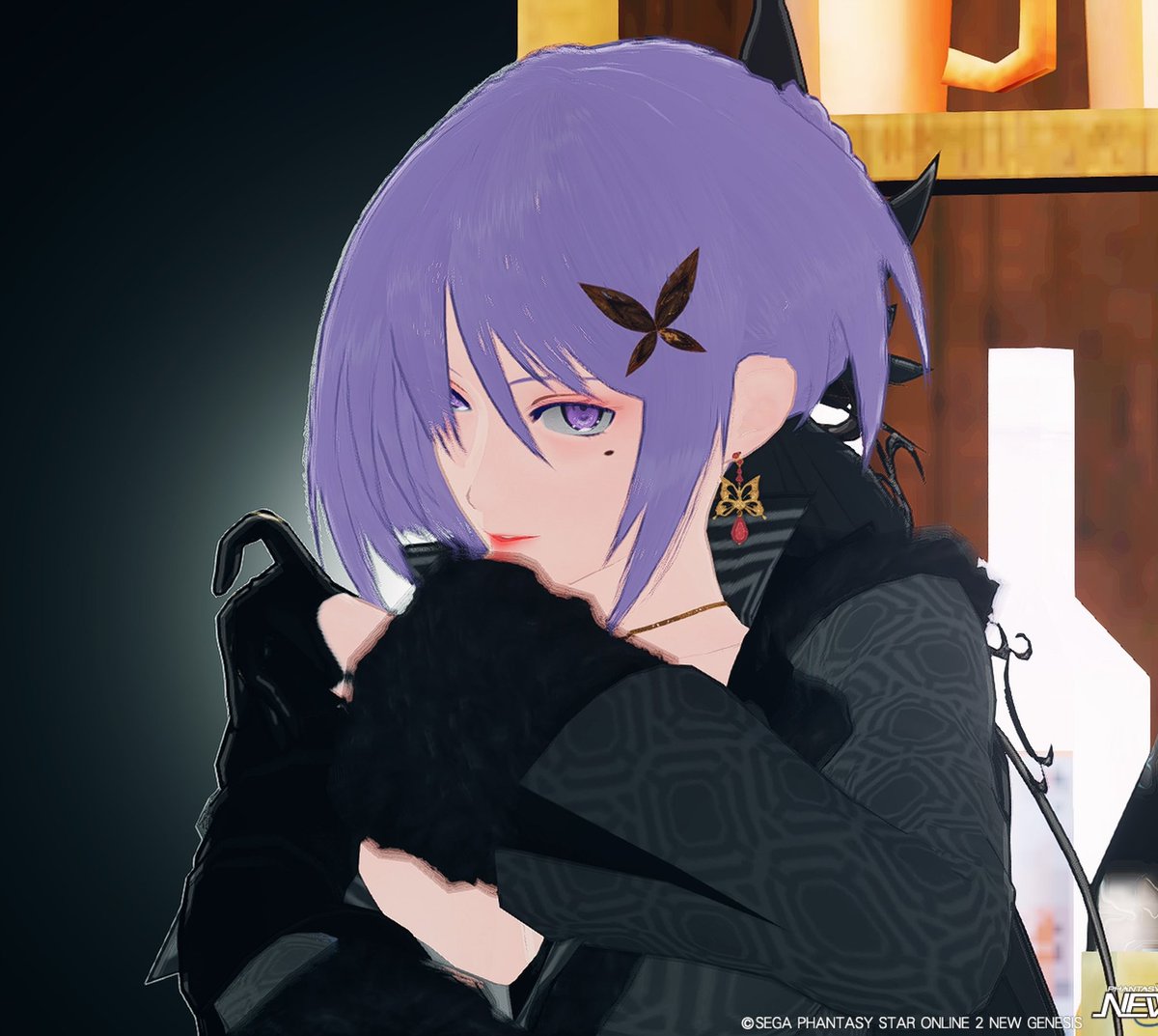 ＃メンテの日なのでSSを貼る
#PSO2NGS_S︎S 

少し前に作ったサブキャラ8号のヴィオレット！

アニマティクスでかっこいいお姉さん作りたかったのだ☆

ツイマシとかワイヤーとか使わせたいね♪