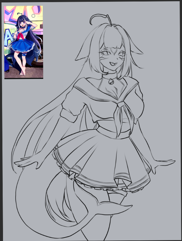 ReinariaVT's tweet image. ShyLily fan art in progress!!! &amp;lt;3

@/Shylily

#art #ShylilyArt #fanart #vtuber #pngtuber #twitch #streamer #artist