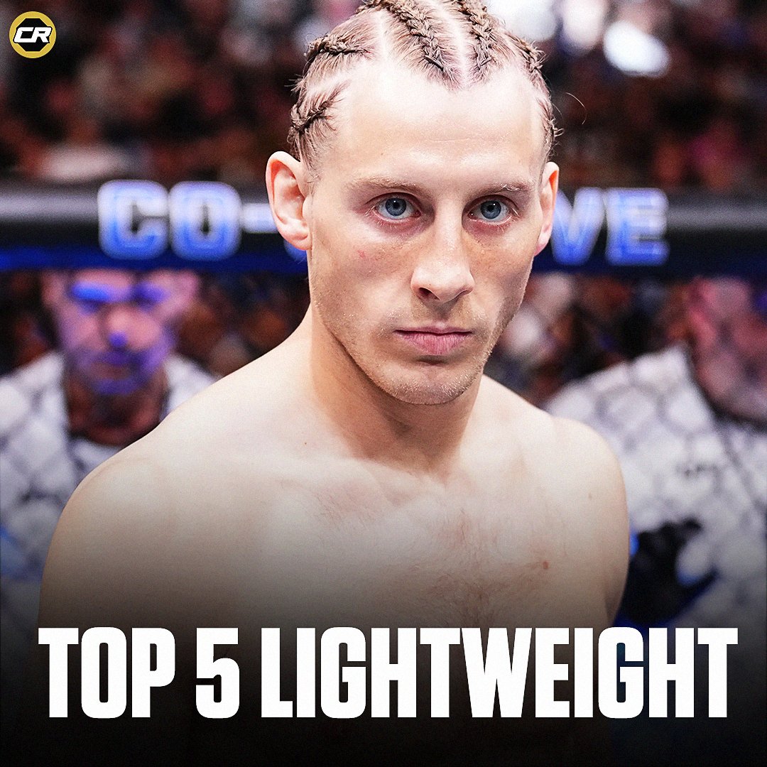 ChampRDS's tweet photo. Paddy Pimblett made his way into the lightweight top 5 without even fighting 😅

April 12 - Beats Michael Chandler, moves up to #8

August 19 - Moves up to #7, past Gamrot and Dariush

October 14 - Moves up to #6, past Dan Hooker

November 18 - Moves up to #5 after Islam Makhachev is removed from rankings