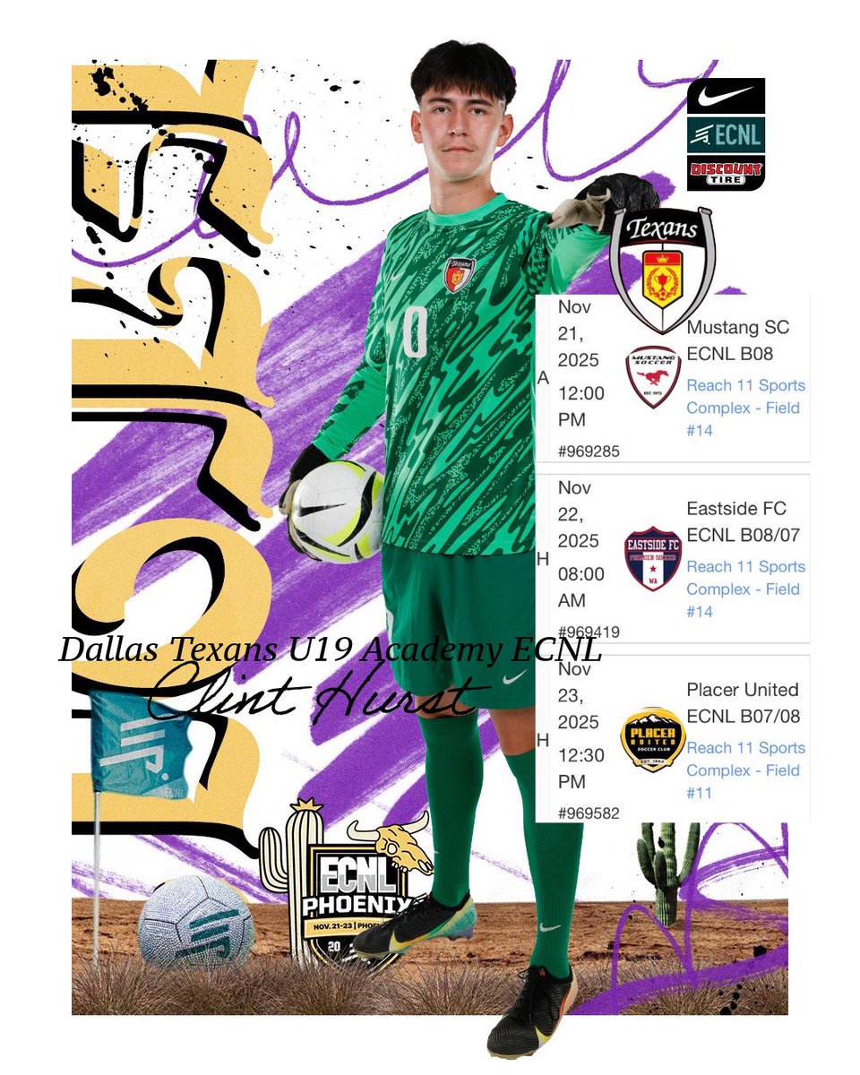 Clint Hurst, Class of 2026!
<a href="/Clinthurstgk/">Clint Hurst</a> 
<a href="/DallasTexans08B/">Dallas Texans 08B Academy ECNL</a> 
<a href="/DTexansSC/">Dallas Texans Soccer Club</a> 
<a href="/TheDallasTexans/">Dallas Texans</a> 
<a href="/ECNLboys/">ECNL Boys</a>