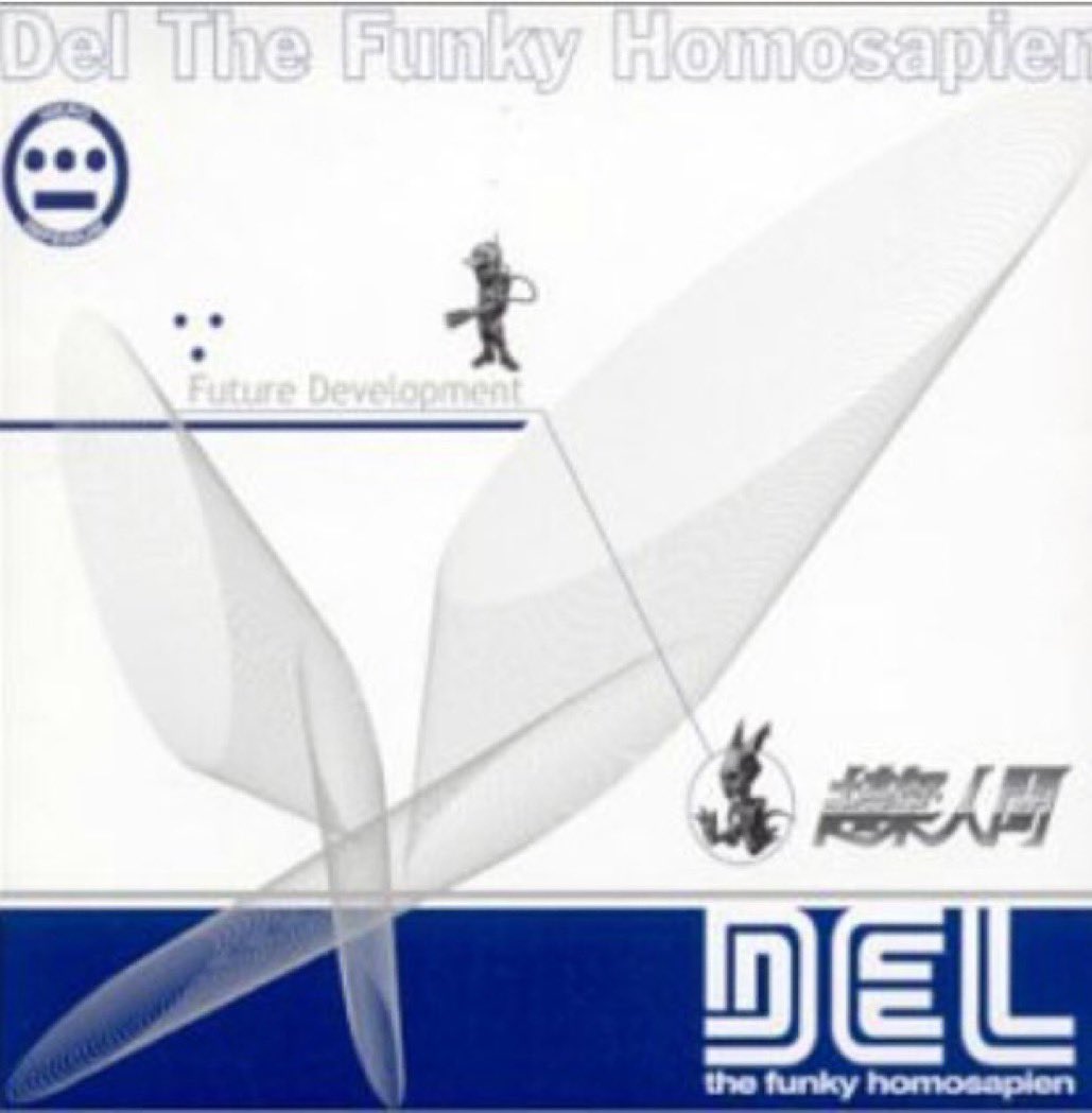 GrownUpRap's tweet image. Rap History: Del the Funky Homosapien (@DelHIERO) - ‘Future Development’, released November 18, 1997.