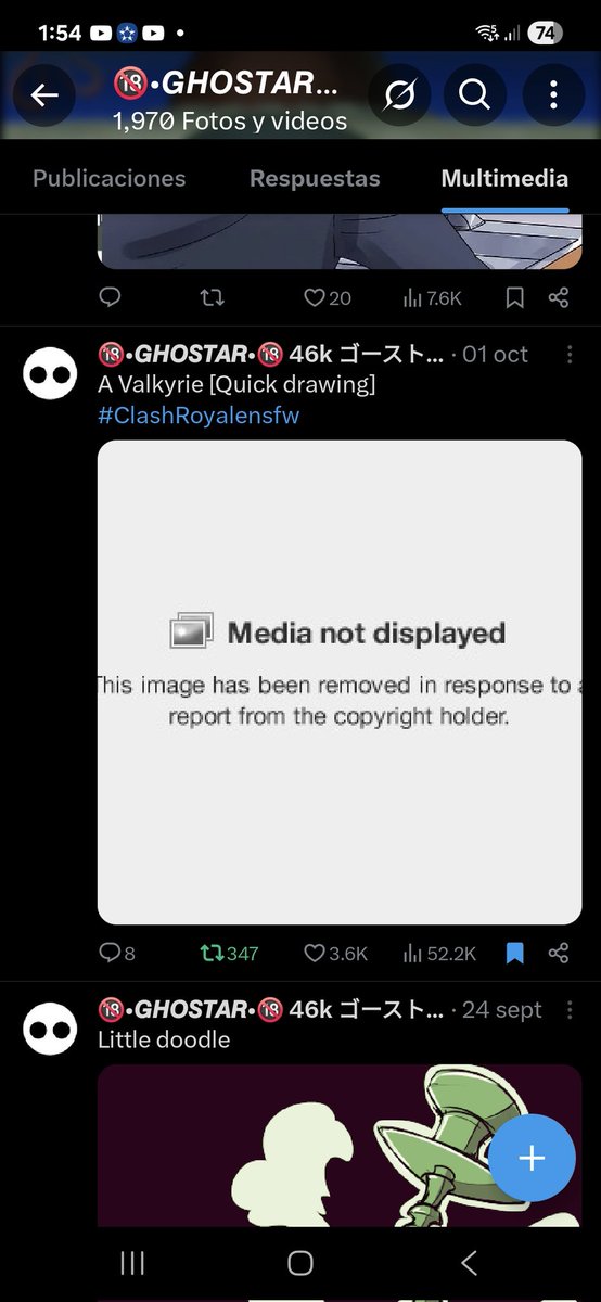 🔞•𝙂𝙃𝙊𝙎𝙏𝘼𝙍•🔞 50k ゴーストスター tweet media