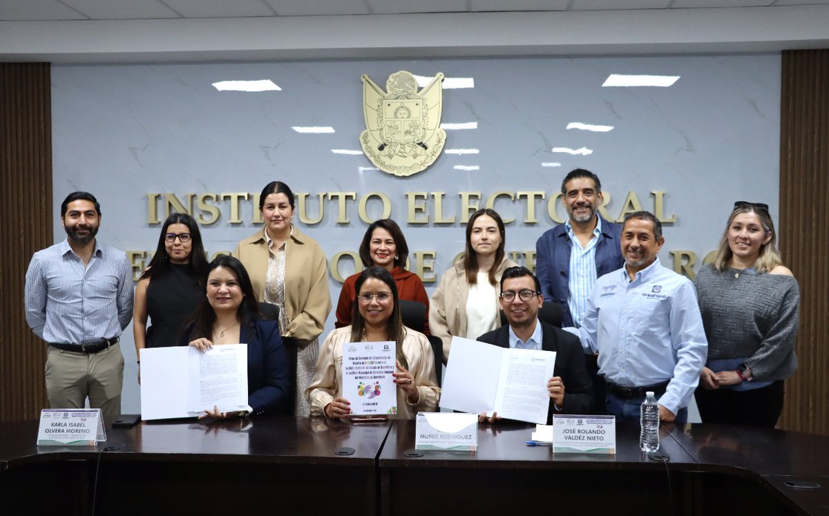 IEEQcomunica's tweet photo. 📰 | El @IEEQcomunica y el Instituto Municipal de Derechos Humanos del Municipio de Querétaro promoverán acciones para fomentar la inclusión y la igualdad 🧩🏳‍🌈

Entérate 👉🏽 https://t.co/d30bBgRtAI 

#MáximaPublicidad #AcércateATuIEEQ https://t.co/OdP37hs4ht