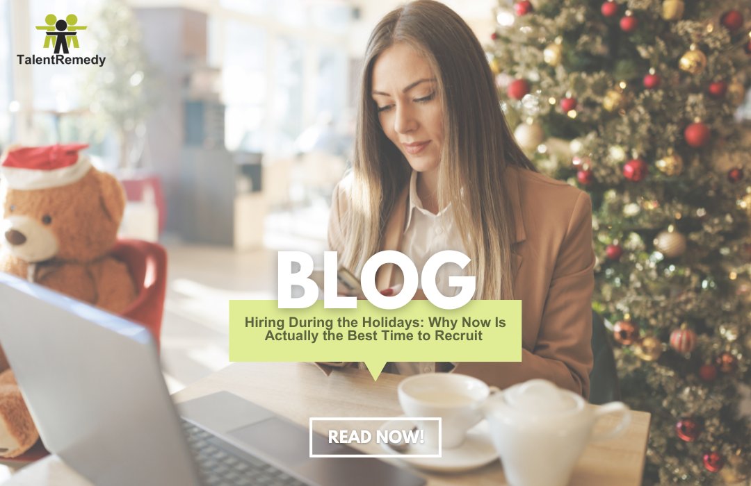 TalentRemedy's tweet image. #BlogAlert 📣 Many companies hit pause on hiring when the holidays roll around, assuming that November and December are too busy or too slow to attract good candidates. 

Click to continue reading this week&apos;s blog! talentremedy.com/post/hiring-du…

#ExecutiveSearch #OutsourcedRecruiting