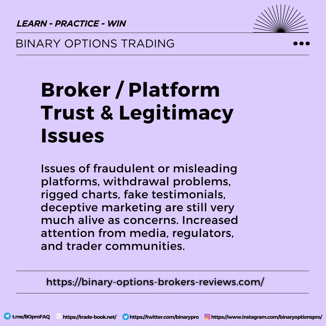 BinaryPro's tweet image. Trust has become one of the biggest concerns in today’s trading world, especially as more retail traders report delayed withdrawals, price manipulation suspicions, and unclear terms from certain platforms.

Many traders jump into a broker just because of flashy ads or…
