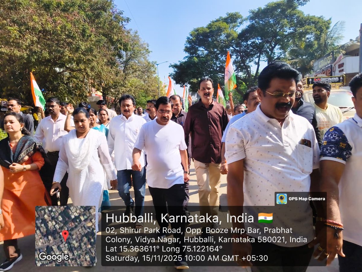 KUDNSSCELL's tweet image. Youth and citizens of Hubballi-Dharwad walked together in honor of Sardar Vallabhbhai Patel 🇮🇳
Every stride of the Sardar@150 Unity March Padyatra echoes the spirit of nation-building. @YASMinistry @_NSSIndia @KarnatakaNss
Kle@nssrdbangalore #Sardar150 #MYBharat #UnityMarch