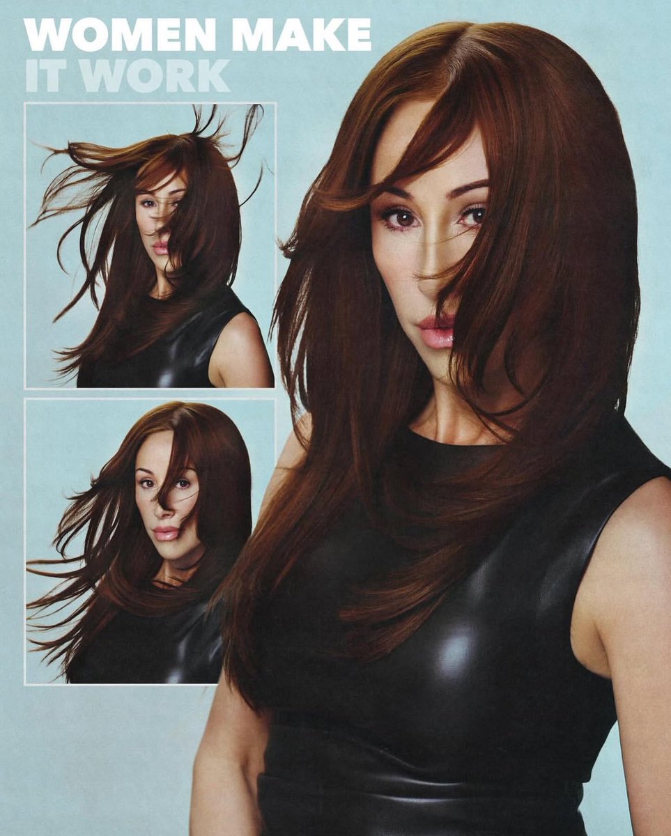 queensofbravo's tweet image. Angie K giving hair range in a spread for Paper Magazine #RHOSLC