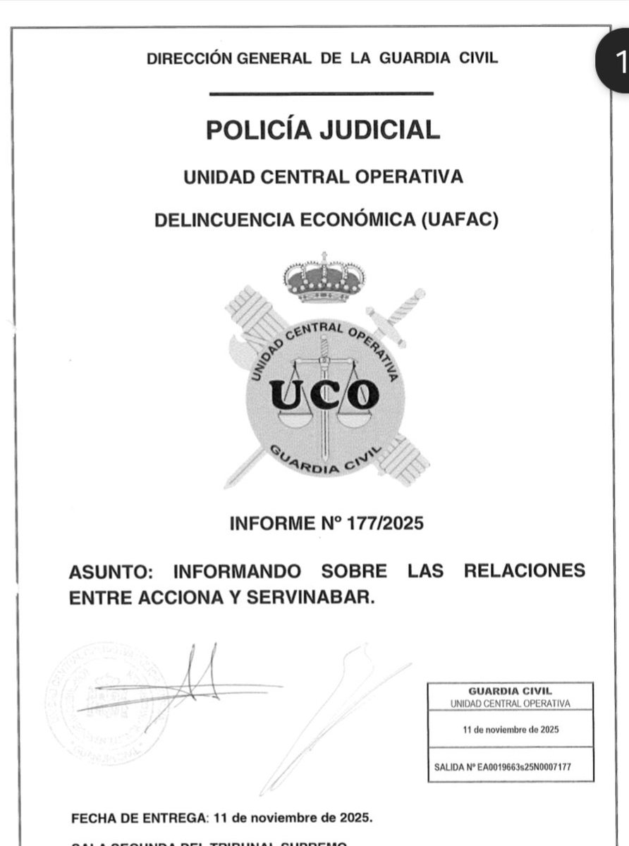 ErnestoEkaizer's tweet image. APUNTE Mucho ruido y pocas nueces por no decir nada NUEVO en el informe de UCO sobre Acciona y  Servinabar. Que formaban UTE era sabido, claro. Que Acciona pagaba algo más del 2%, claro, eran una unión. Pero ¿qué dinero le pagaron a Cerdán?  ¿Cómo se amañaron los contratos? CERO