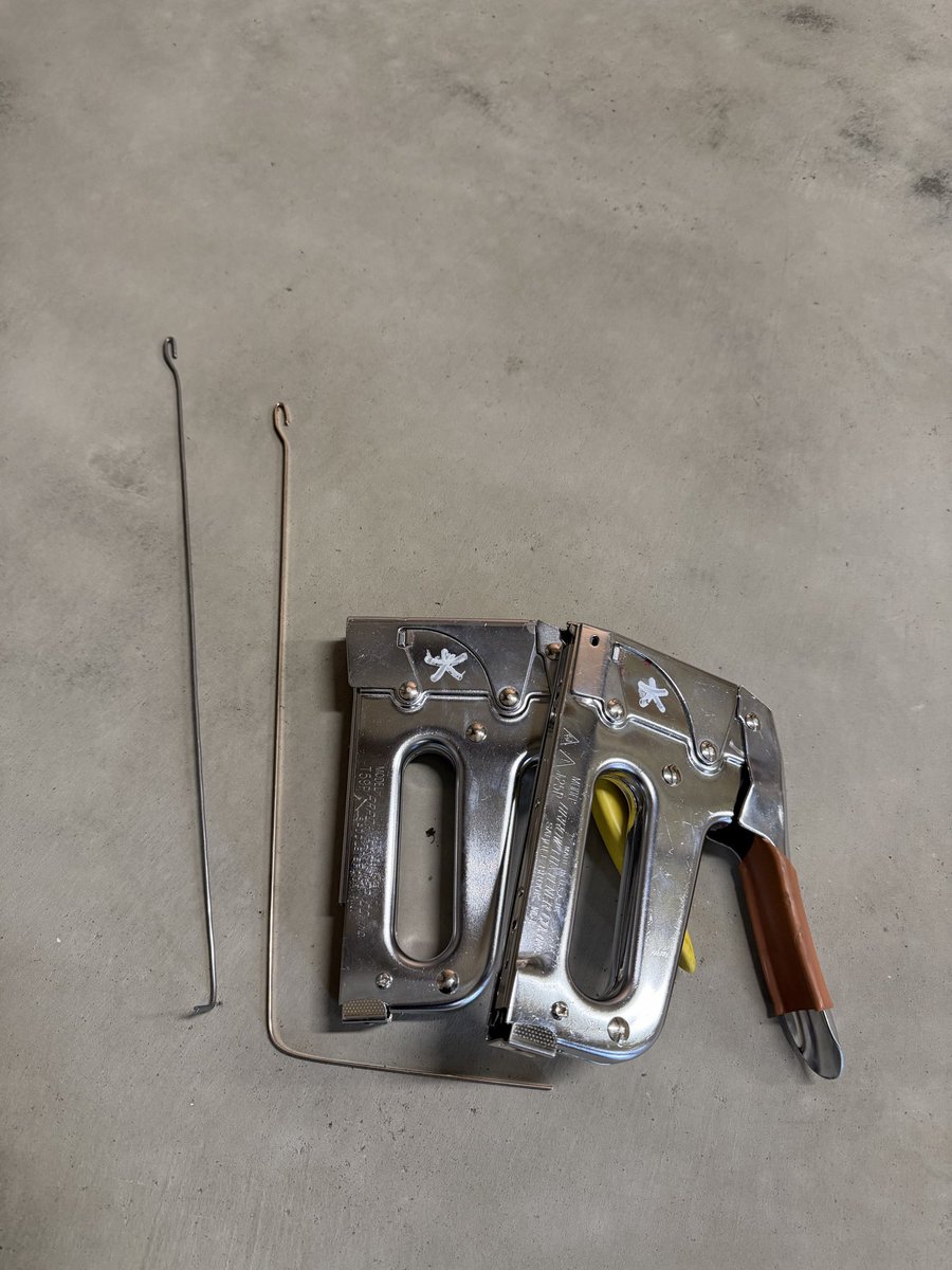 Some of the guys on site walking around with so much cake for no reason. Hand made tools and some guns.