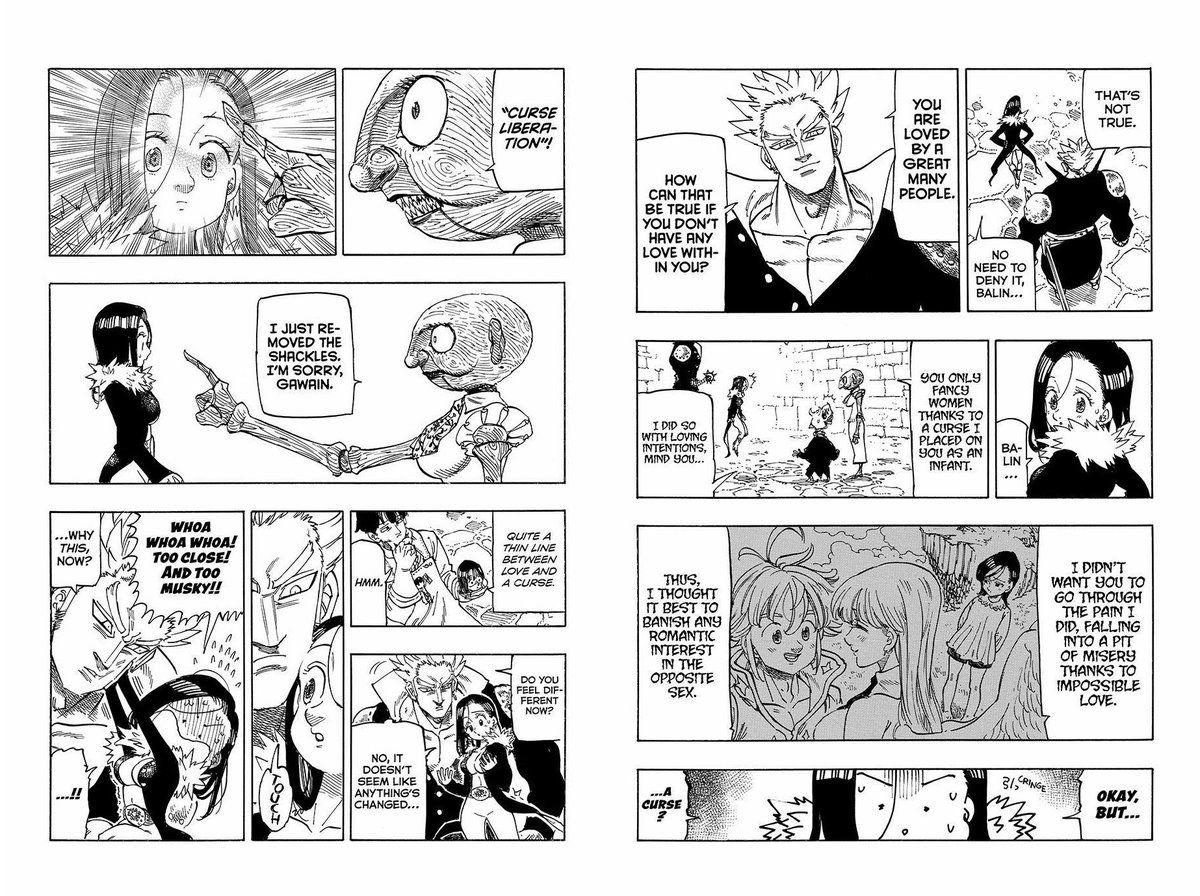 TheGoldenSmurf's tweet image. &amp;gt;Gawain being gay was a LITERAL curse all along and lifting it made her straight

LMFAOOO you can’t be serious Nakaba