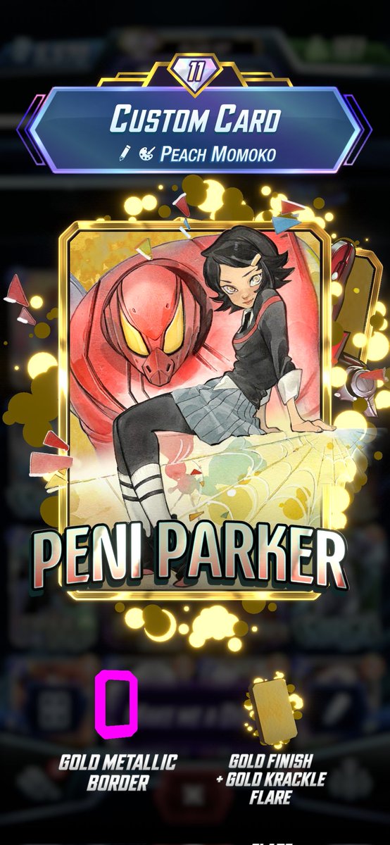 The_Fooj's tweet image. I love all art from @peachmomoko60 but I&apos;ve been waiting for this one. Beautiful! #MarvelSNAP #MarvelRivals