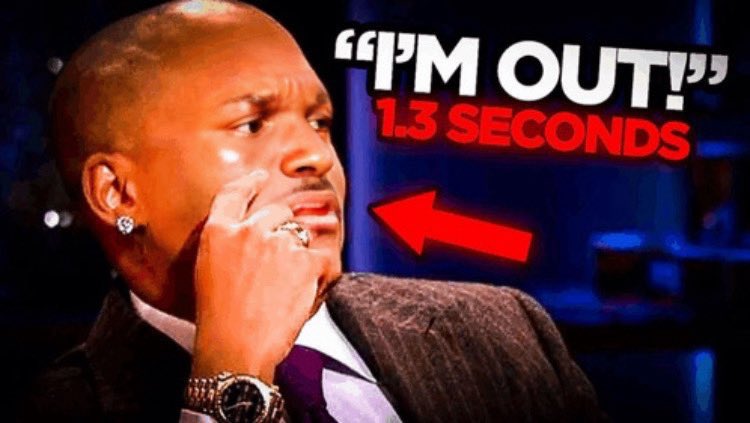 Kamaru Usman after the first leg kick from Makhachev