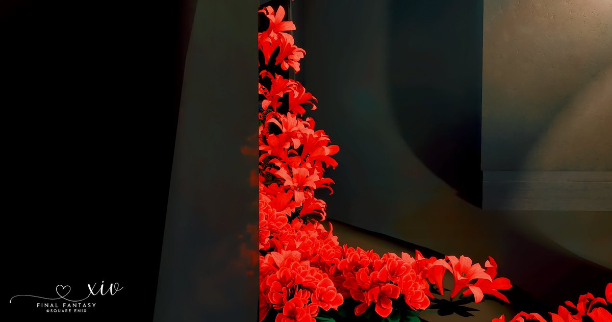 ー花の足跡ー
✧⋄⋆⋅⋆⋄✧⋄⋆⋅⋆⋄✧⋄⋆⋅⋆⋄✧
紅い花が足跡を残して動いているかのようにハウジングしてみました✿
✧⋄⋆⋅⋆⋄✧⋄⋆⋅⋆⋄✧⋄⋆⋅⋆⋄✧
住所MeteorDC
Shinryu ゴブレットビュート 19区 18番 2号室
タグ #Gardenrium
#FFXIV : #FF14 : #FF14SS : #FF14ハウジング