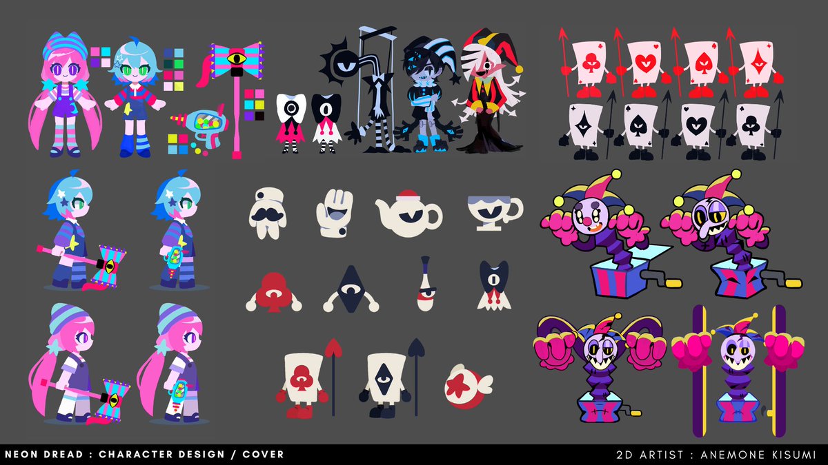 เราเป็น 2D Artist ที่ได้ลงแข่ง Game Jam ปีนี้ครั้งแรก ฝากผลงานด้วยนะคะ 🩵

My Ordinary Home : Puzzle 
เรื่องราวมุมมองของเด็ก ที่จะมองปัญหาในครอบครัว เป็นเรื่อง "ปกติ" แต่ปัญหานี้ "ไม่ใช่เรื่องปกติ" ที่เด็กคนนึงต้องเจอ 

NEON DREAD : Rhythm 
เข้าร่วมแข่งใน Thailand Horror Jam 2025