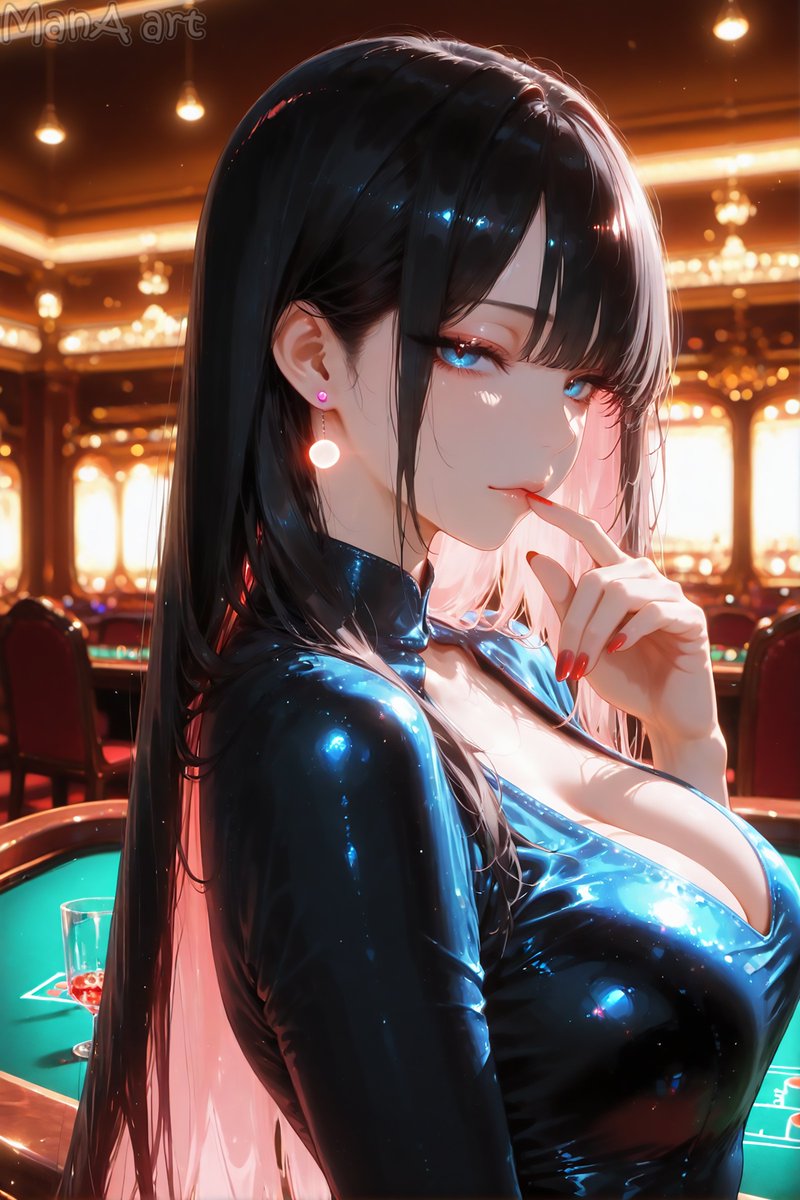 mana__AIillust's tweet image. カッコイイとこ見せてくれる？

SFW original illustration