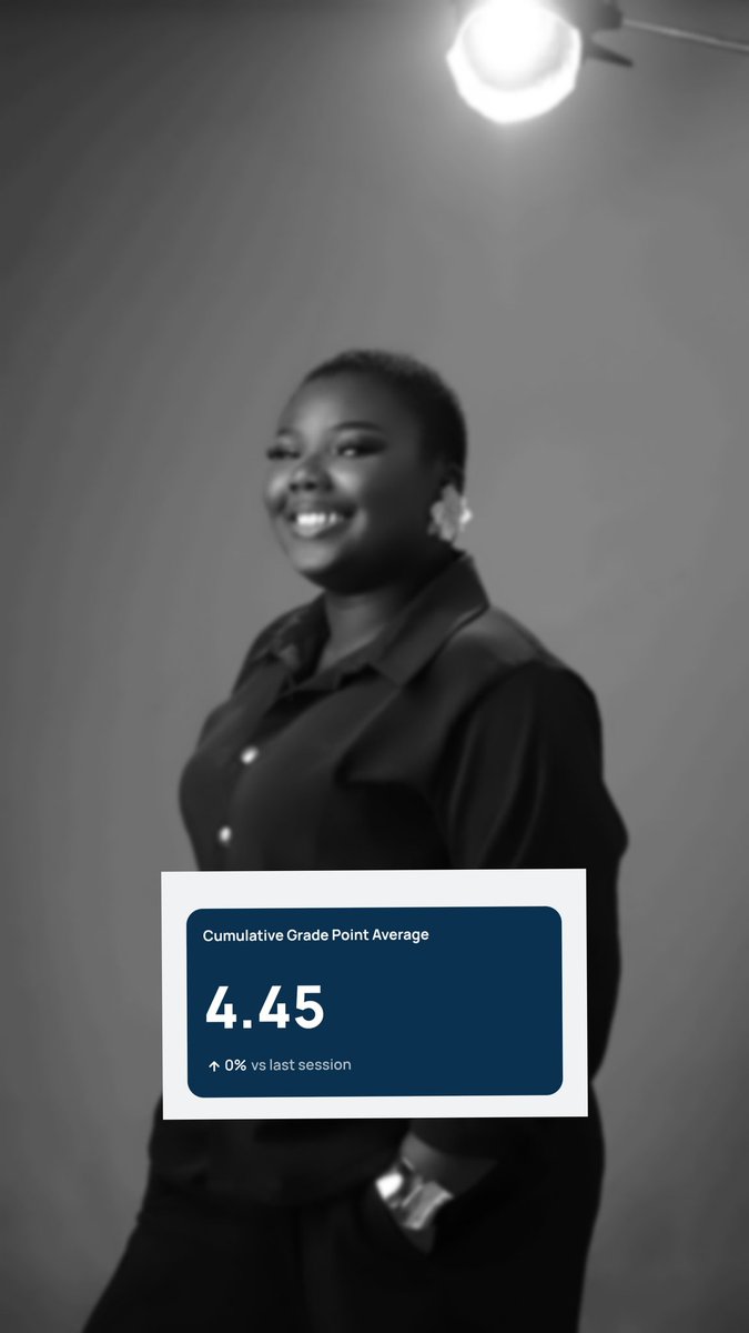 olayinkathannah's tweet image. 2018: Gained admission
2019: 1.0 cgpa
2020: Drop out
2024: Gained admission again
2025: 4.45 CGPA 

I did that 🚀🚀🚀🚀