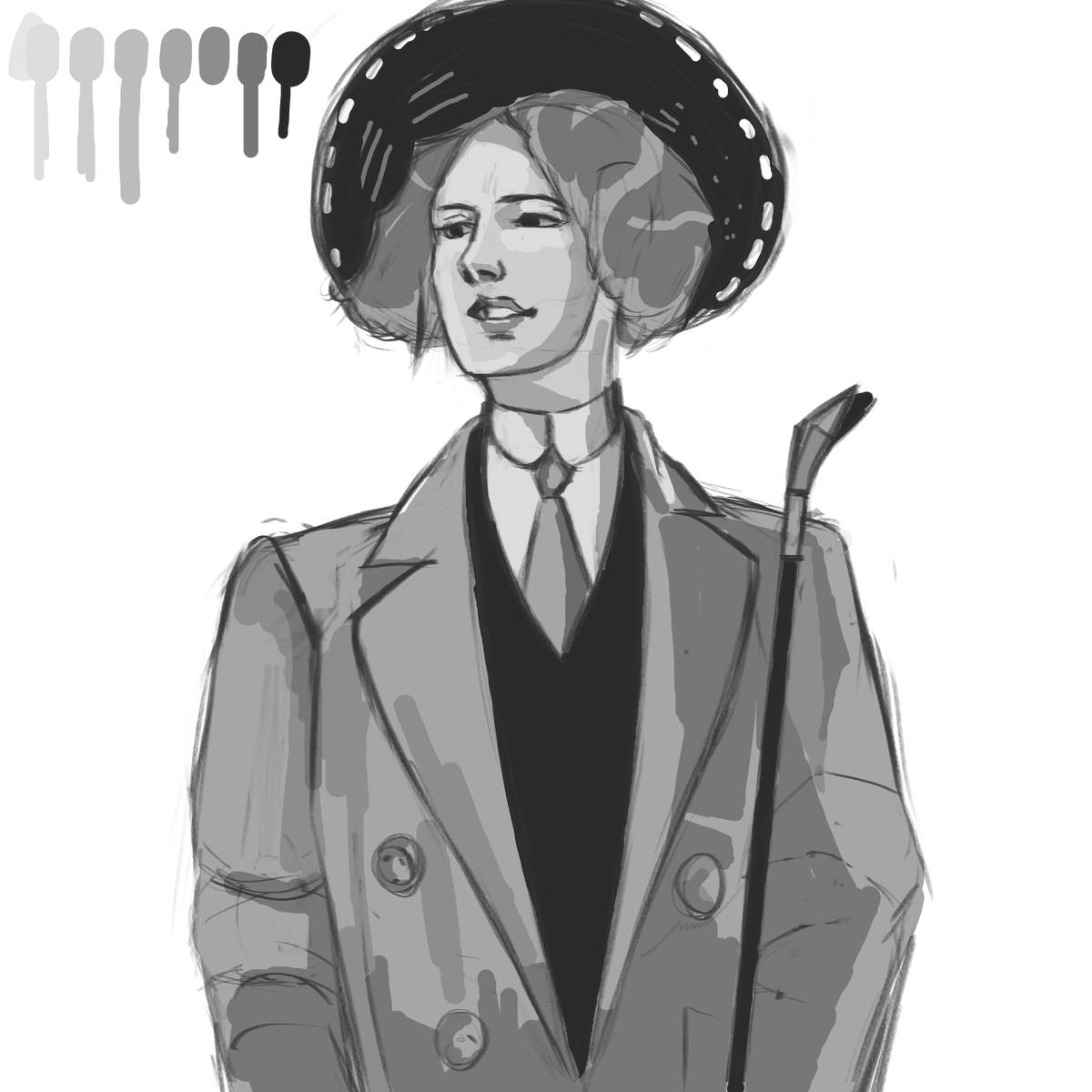 is_n8n's tweet image. layerdecker  1,3 hour study #Studyart #illustration