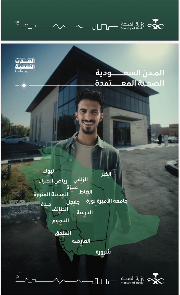 Haroubhealthy's tweet photo. #مدينة_هروب_الصحية 

في برنامج المدن الصحية نعمل برؤيةٍ تجعل الإنسان أساس التنمية ونُحوّل المعايير إلى مبادرات ملموسة تُسهم في بيئةٍ أكثر وعيًا وصحةً وجودة حياة.
نؤمن أن قوة البرنا��ج تكمن في تكامل الجهات ودور المجتمع ونضج العمل الميداني الذي يبني أثرًا مستدامًا يتجاوز حدود الفعاليات.
رسالتنا المهنية واضحة: تعزيز الوقاية وتمكين السلوكيات الصحية وتحسين البيئة المدرسية والبيئية والخدمية وفق منهج وطني يربط القطاع الصحي بالتعليم والبلدية والأمن والتطوع.
فالمدينة الصحية ليست مشروع جهة واحدة… بل مسؤولية يشترك فيها الجميع ليصل أثرها لكل أسرة وكل حي وكل مواطن.

#المدن_الصحية_بجازان
#جودة_الحياة
 #تكامل_الجهات 
#تمكين_المجتمع
#محافظة_هروب 
#أمارة_منطقة_جازان 
#رؤية_السعودية_2030