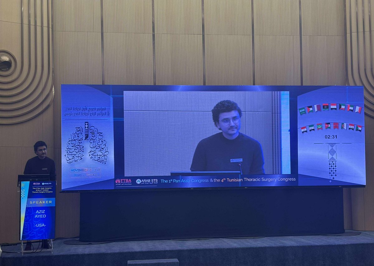 AIHealthMIT's tweet image. This month, @AIHealthMIT PhD student Aziz Ayed was invited to speak at the 1st Pan Arab Congress of Thoracic Surgery, which took place in Tunisia 🇹🇳 We appreciated the opportunity to contribute to this landmark event! @TtsaTunisia jclinic.mit.edu/mit-jameel-cli…