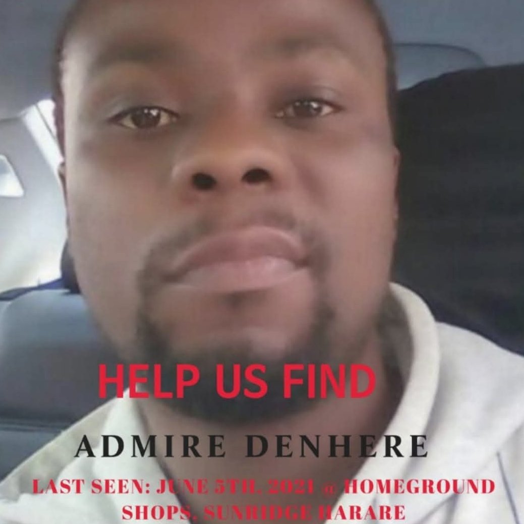 PLEASE SHARE🙏 | Good day. We need help in finding Admire Denhere who has been missing since the 5th of June.  

We are looking for our son Admire Denhere. We last talked to him on the 5th of June 2021.He was last seen on the 6th of June 2021 at Homeground shops in Harare with