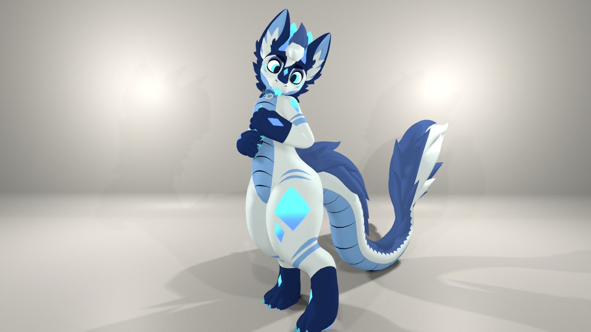 Caddie_Kid's tweet image. Hallo, buyer of this cute design here~
I had a go at painting this cool creature onto a Goobastera. Really love the gradients! Also went through with making the hues scroll, which a small demo video will be in the replies of this post~