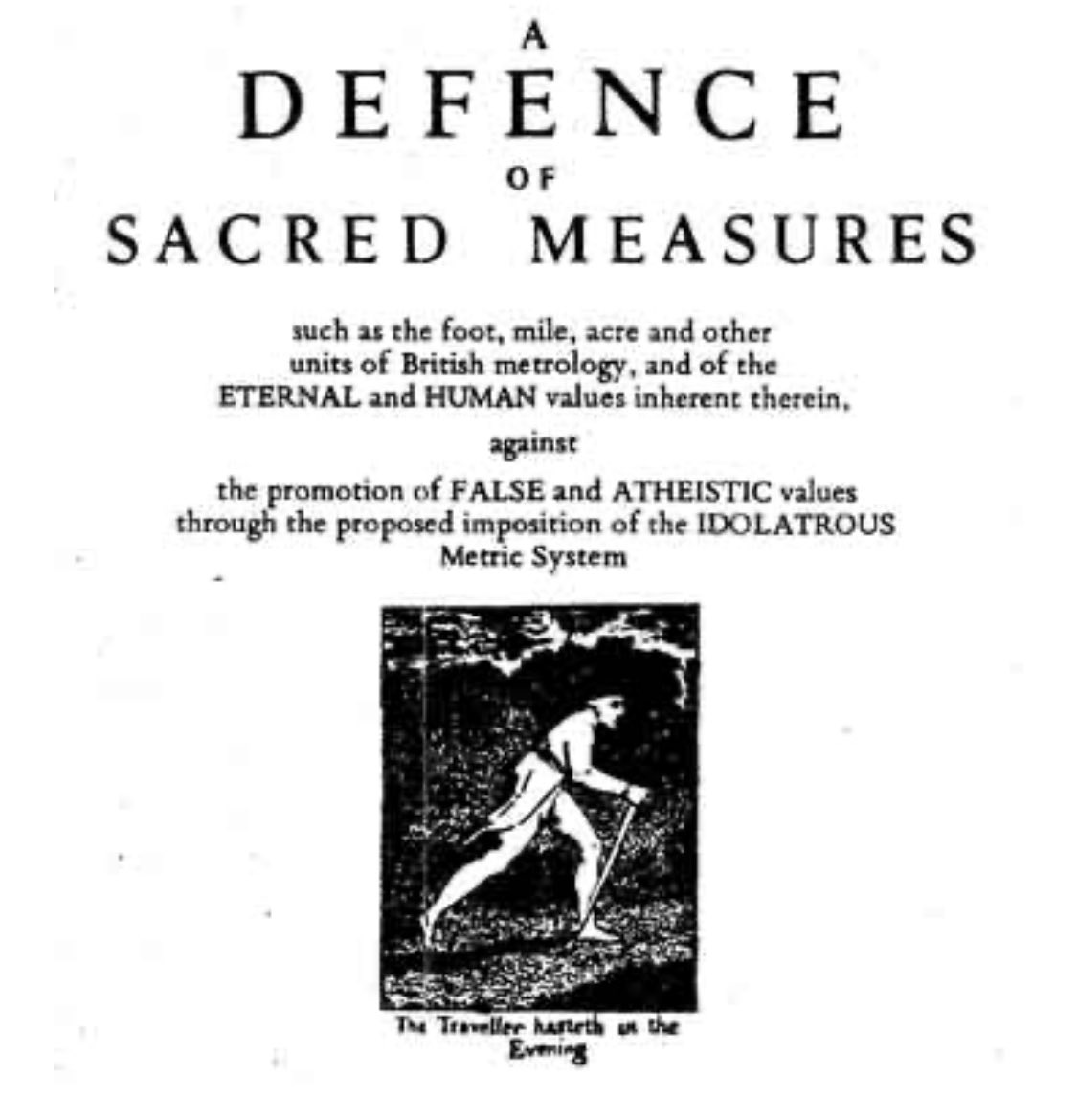 beorcan's tweet image. Reject modernity (the metric system).
Embrace Tradition (the imperial system).