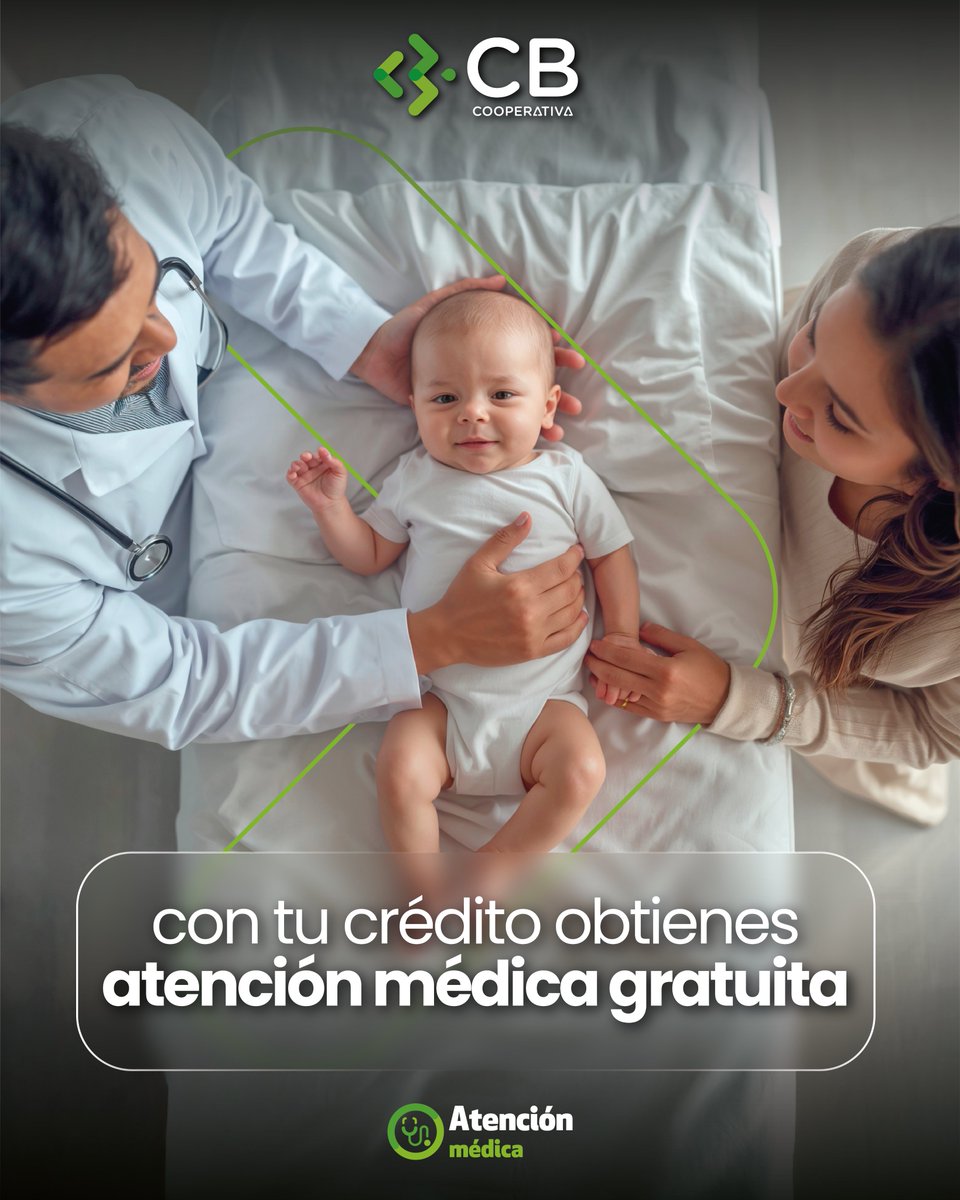 CBcooperativa's tweet image. ¿Tienes dudas? 🤔 Solicita tu crédito 💳 y recibe atención médica gratuita 🏥🩺. Contáctanos aquí 📲📞

💊💯 #Salud #Socios #Beneficios #CBcooperativa #CuidamosDeTi #SaludYSeguridad