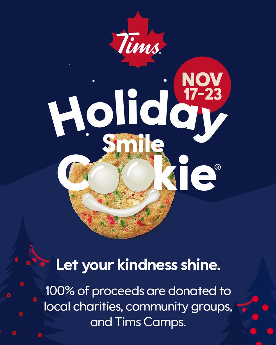 Nov 17–23, Tim Hortons Smile Cookies support the Saskatchewan Wheelchair Sports Association. 🍪

CURLSASK is proud to partner with SWSA to grow wheelchair curling in Saskatchewan. 🥌

Grab a cookie and share a smile!💚
