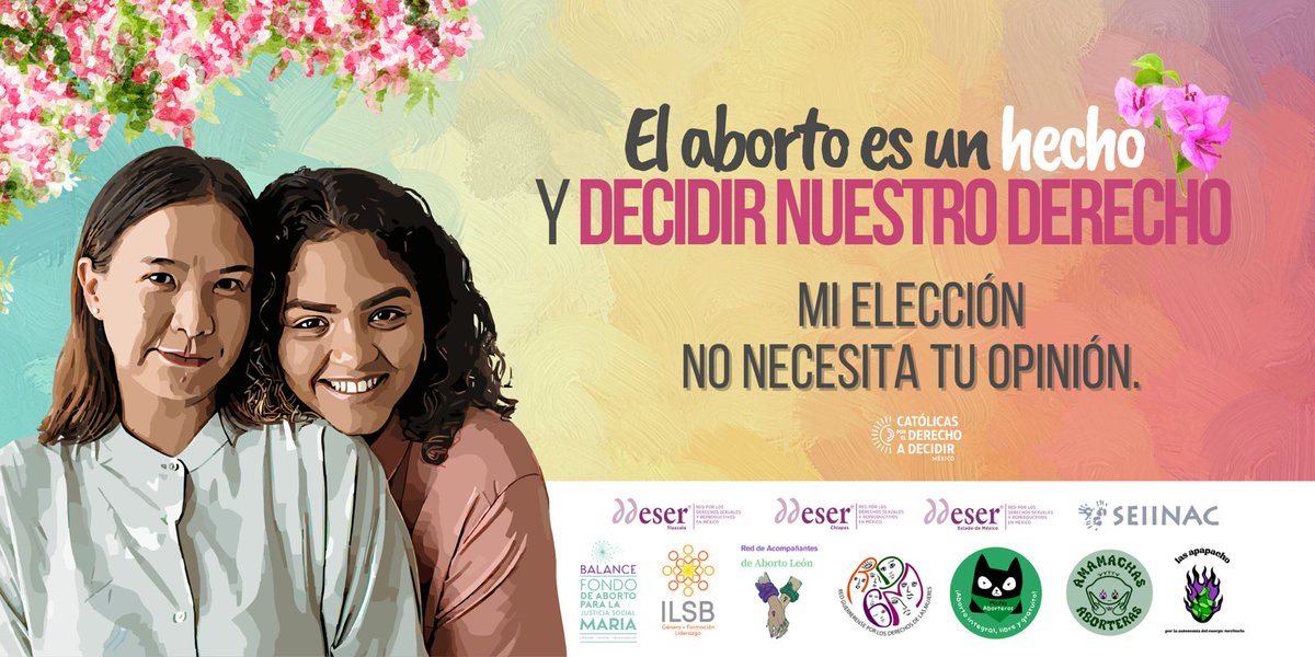 Decidir sobre nuestros cuerpos no es un tema de debate. Las mujeres y personas con capacidad de gestar tenemos derecho a elegir sin justificárselo a nadie.  

¡La decisión es nuestra! 💚
#ElAbortoEsUnHecho