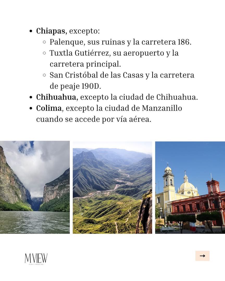 MVIEW_MX's tweet image. El gobierno canadiense emite una nueva guía para quienes viajen a México e identifica zonas con mayor nivel de riesgo. 

La alerta detalla rutas seguras, áreas restringidas y medidas básicas de prevención. 

👉: mview.com.mx/canada-emite-a…

#MVIEW #Seguridad #México #Canadá