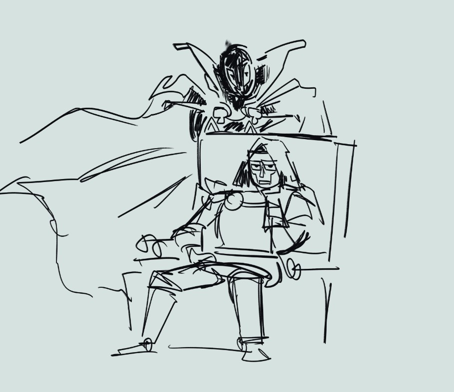 marvlous_melody's tweet image. #DrDoom and #Spawn doodle