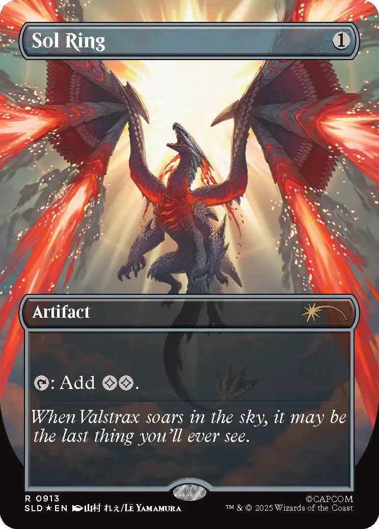 TheTrinketMage's tweet image. Is there a lore reason why this creature is sol ring? I don&apos;t see any rings and is this an artifact?