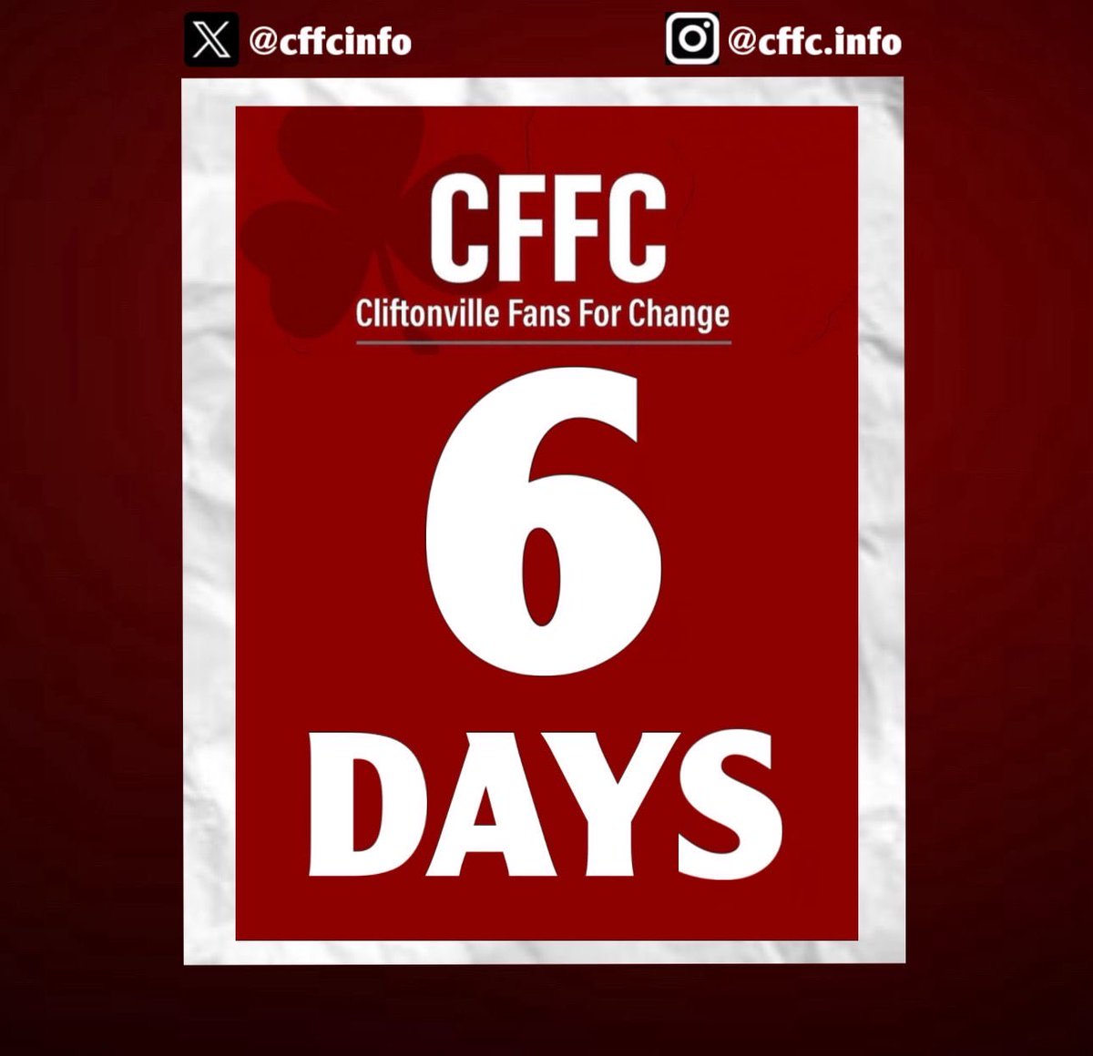 Cliftonville Fans For Change tweet media