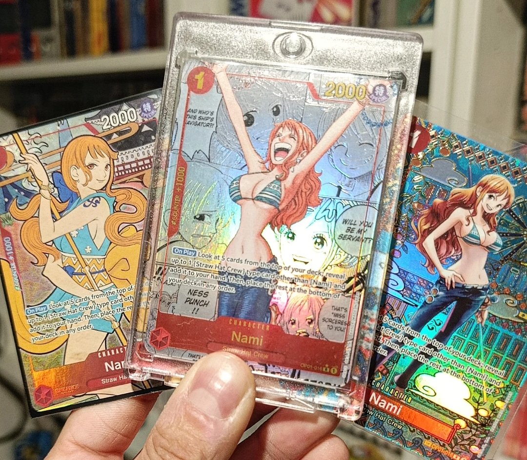¿Cual debería añadir para tener el playset? #ONEPIECE #nami #manga #onepiececardgame