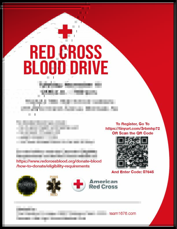 FRCTeam1676's tweet image. We are ready! Our team and the Pascack Hills Medical Club look forward to seeing you. ♥️ There are a few slots open, take a look! tinyurl.com/3rbmhp72 Thank you so much for your support 💛🖤 @first_official_ @firstmidatl @pvrhsd @pascackhillsnj #morethanrobots