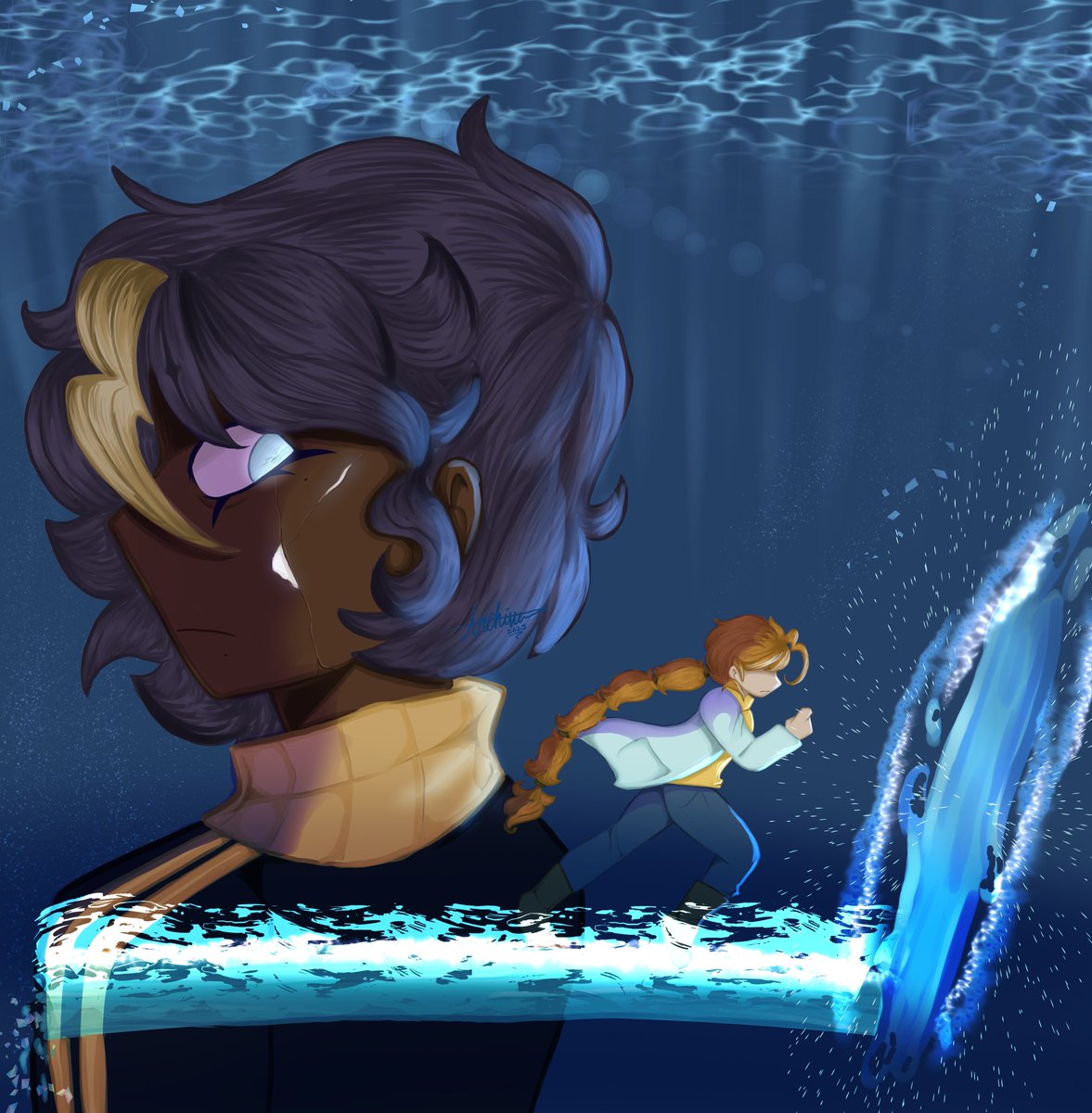 Missing__art's tweet photo. “I will find you even if it kills me.”

I love these two, I hold them close
Theodore belongs to @AbsoMaddo !

#ocart #digitalart #art https://t.co/FAERNOIzHH
