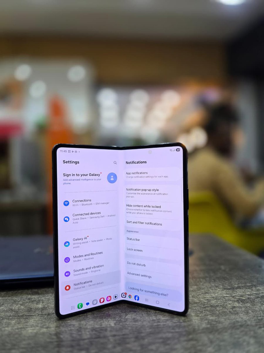 TechChapK3's tweet image. Samsung Galaxy Z Fold 5
12gb RAM 
512gb Storage 
EX-UK 

Available @Ksh.81,000

#Samsung #samsungkenya #samaunggalaxy #samsungzfold5 #galaxyzfold5 #zfold5 #samsunglife #Samsungdevices #tech #techlife #techlifestyle