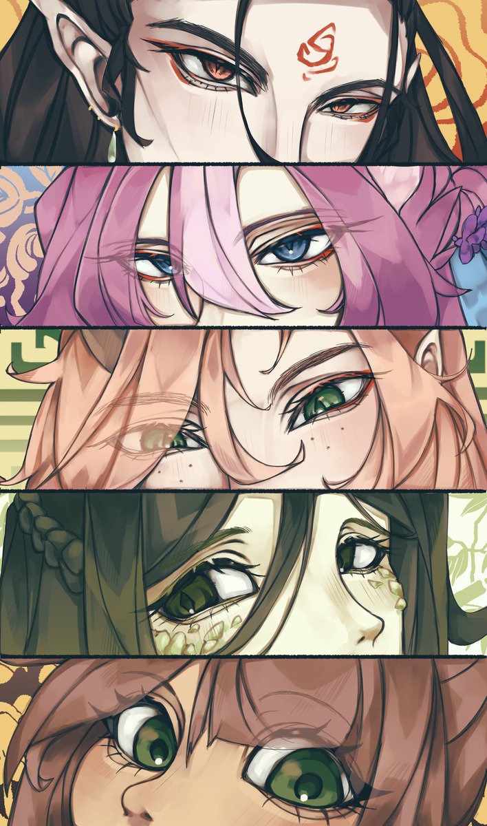 huabinggan's tweet photo. ✨️ The moutain deieties ✨️

#eyebanner #vgen https://t.co/OJgZGl47IF