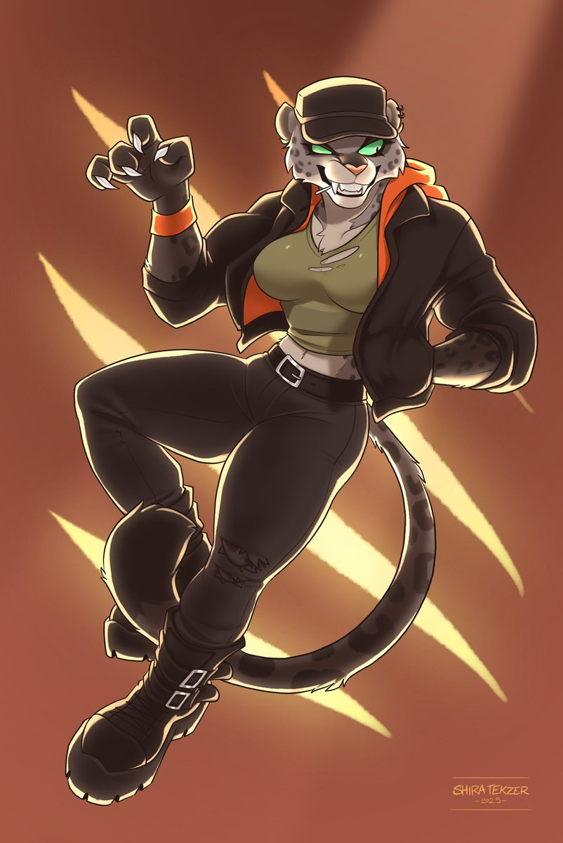 ShiraTekzer's tweet image. Póster de Kitty! 
Les gustaría que lo volviera a vender en otra convención?

#thebadguys2 #kittykat