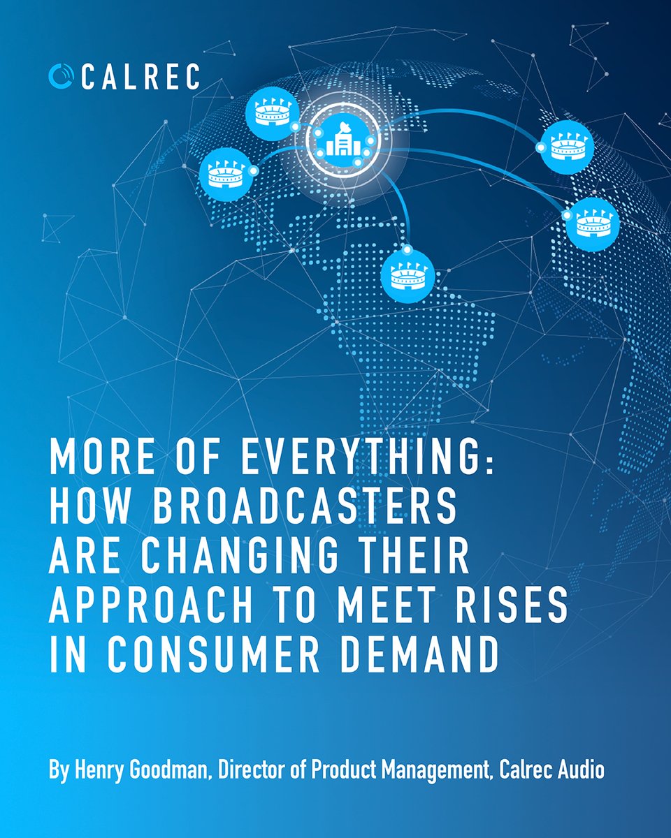 calrecaudio's tweet image. Broadcasters are rapidly evolving to meet rising demand. #Calrec’s free #WhitePaper dives into how #Virtualisation is driving agile, scalable, &amp;amp; remote-ready workflows. Discover how True Control 2.0, ImPulseV &amp;amp; RP1 are reshaping #BroadcastAudio. Download: calrec.com/virtualisation
