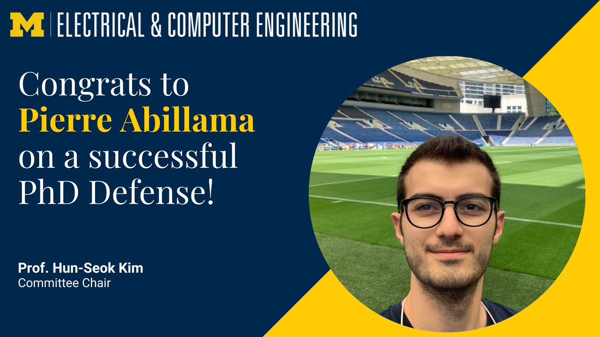 UMichECE's tweet image. 🎓 Congrats to Pierre Abillama on his PhD defense. 

His work advances energy efficient AI with algorithm and hardware co design, delivering new accelerator designs, a better spiking neuron model, and faster, memory efficient GPU execution for large models.

#EfficientAI #GoBlue
