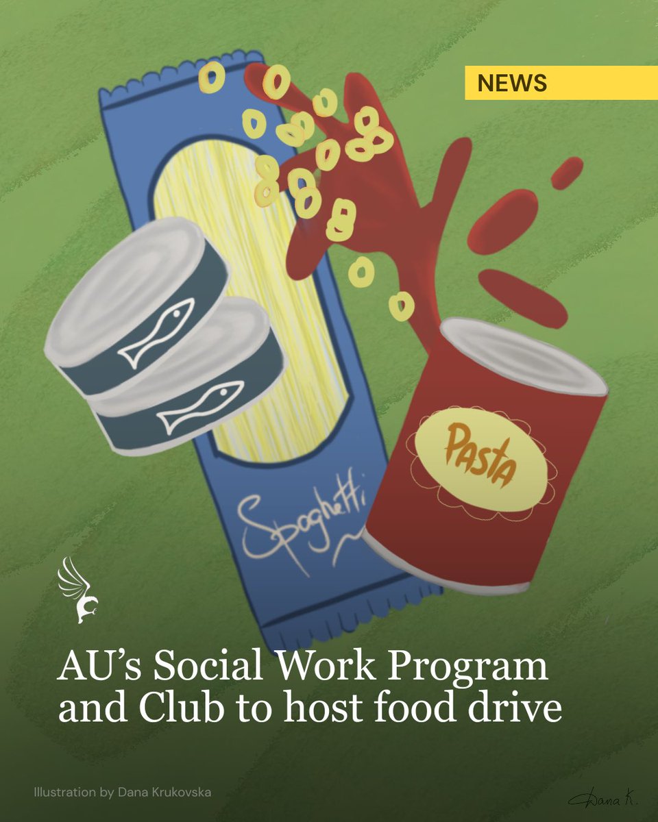 A food drive will be held from Nov. 17 to Dec. 12 hosted by Ashland University’s Social Work Program and club.

📍 Click the link in <a href="/AUCollegian/">The Collegian</a> bio to learn more. 

Reported by: Aubrey Wood, news editor
Photo submitted by: Dana Krukovska, Managing editor