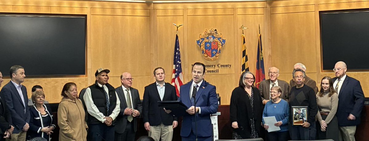 <a href="/MoCoCouncilMD/">Montgomery Council</a> recognized World Day of Remembrance for Road Traffic Victims with <a href="/dlangenkamp/">Daniel Langenkamp</a>, and Mindy &amp; Joe Badin who shared the stories of Sarah and Brett. We honor those lost by recommitting to safer streets so we can prevent future tragedies for families and our community.