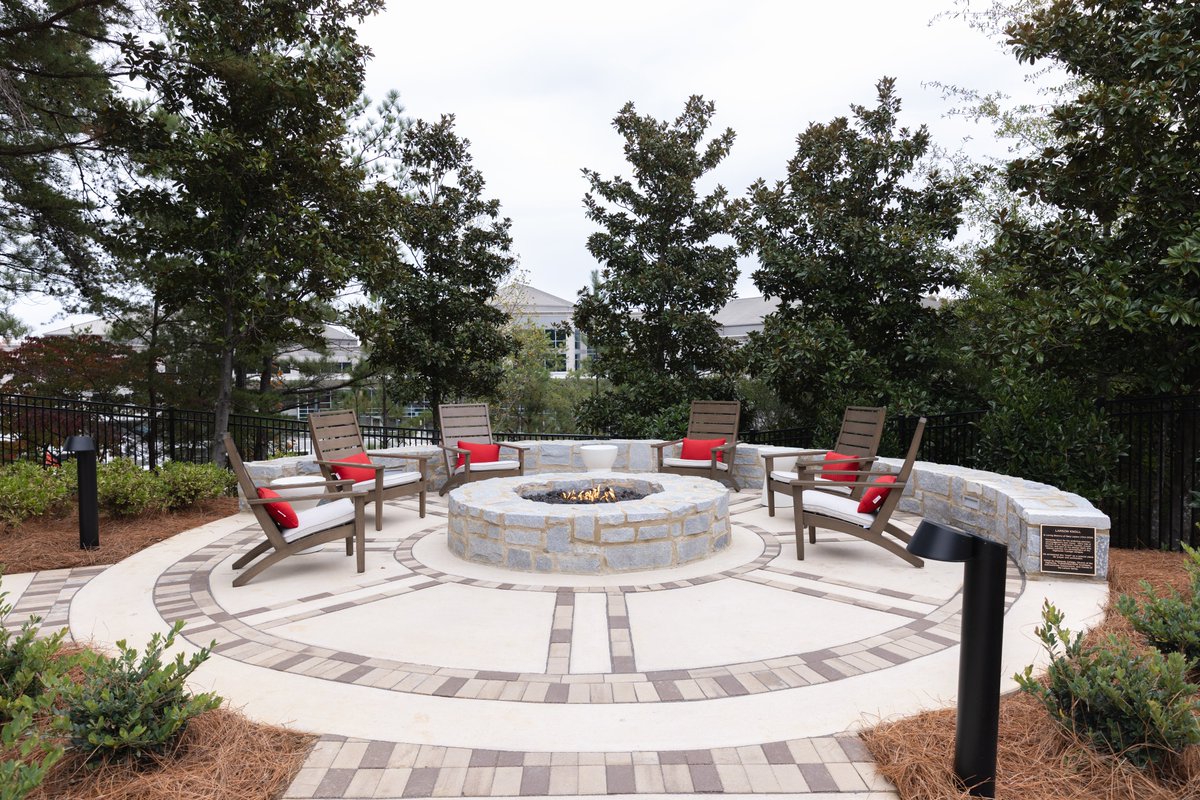 On Friday, Nov. 7, we dedicated a beautiful new outdoor space on the Highlands College campus known as The Larson Knoll. It honors the life and legacy of Gary Larson, whose impact continues to shape this college and everyone who knew him. Photo Credit: Highlands College